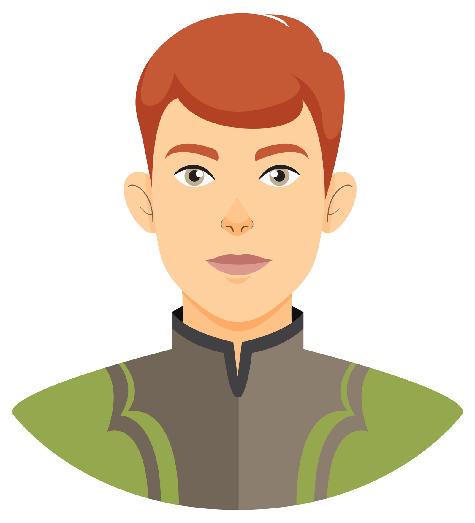 Young professor Vector Illustration